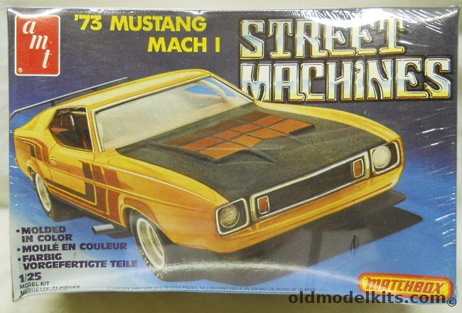 AMT 1/25 1973 Ford Mustang Mach 1 - (AMT/Matchbox Issue), PK4167 plastic model kit